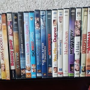 DVD's regular and Blue ray